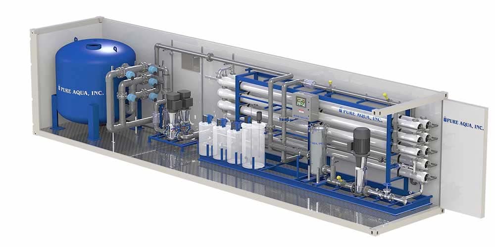 Containerized / Mobile Reverse Osmosis Systems CRO