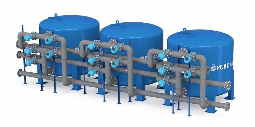 Industrial Steel Tank Water Media Filter MF-1000 — image 4