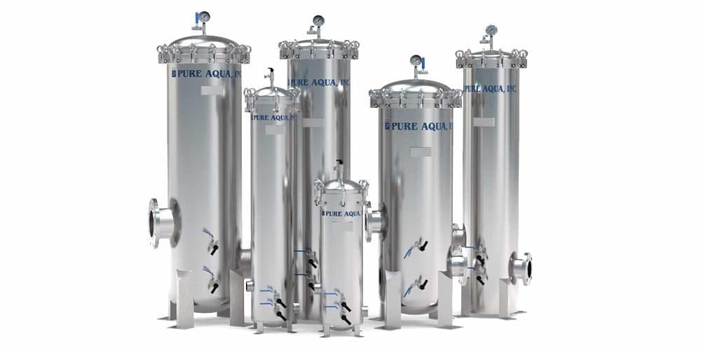 Multi-Cartridge Stainless Steel Filter Housings EVERBLUE