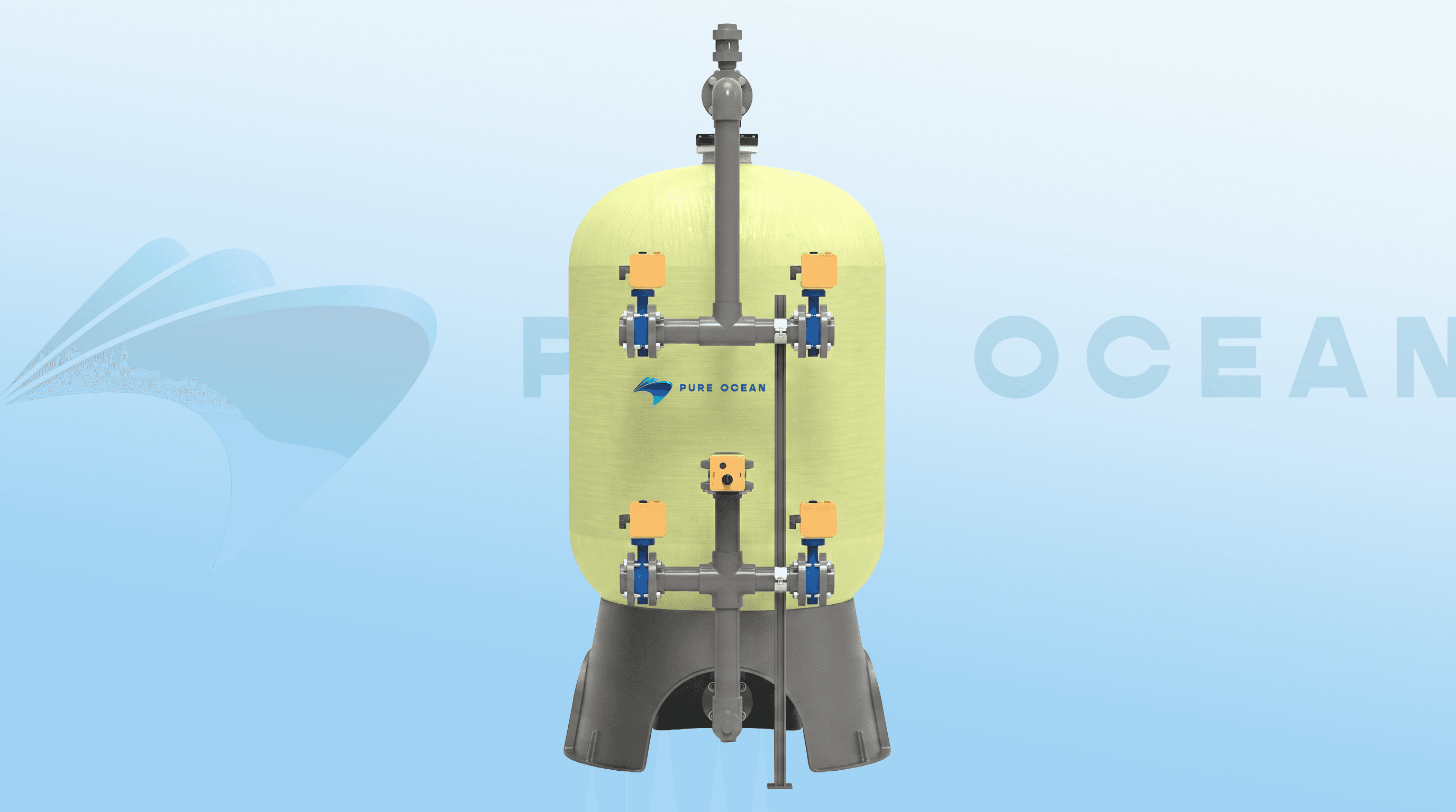 Industrial FRP Tank Water Media Filter