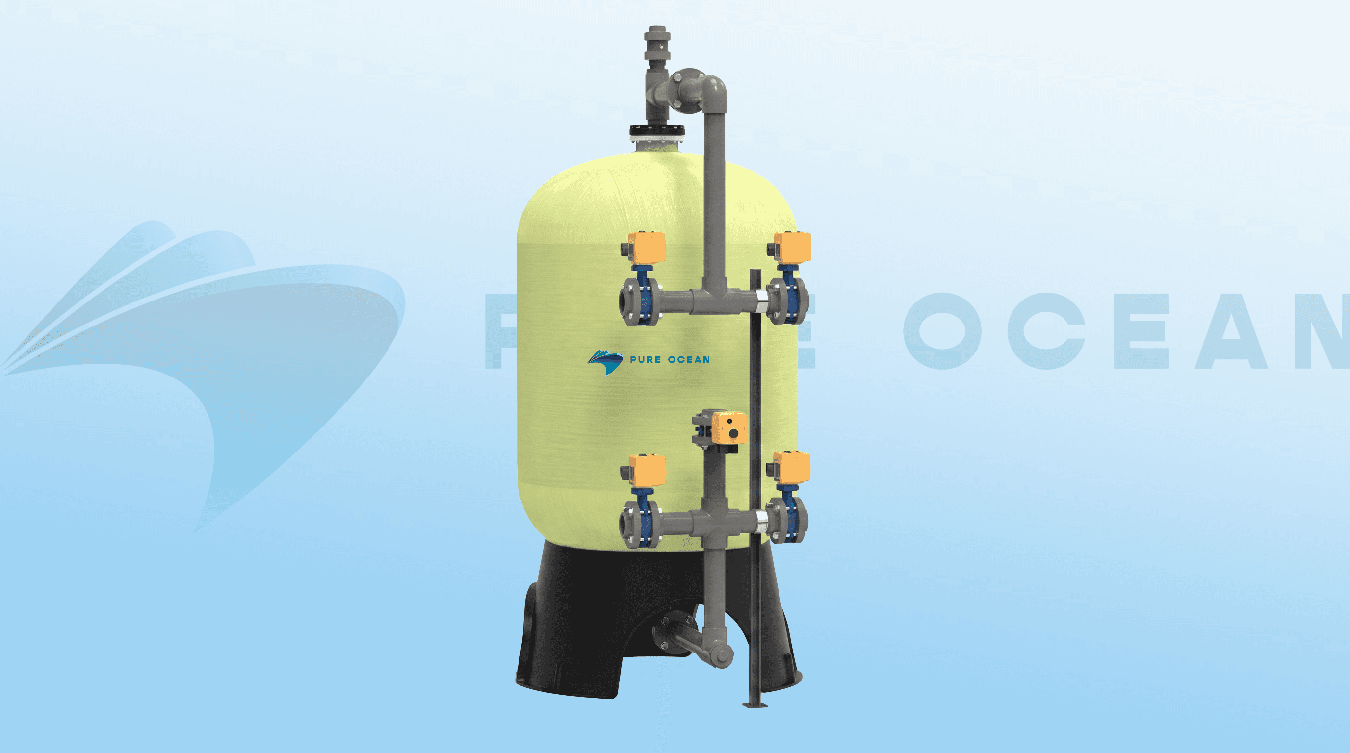 Industrial FRP Tank Water Media Filter MF-600 — image 2