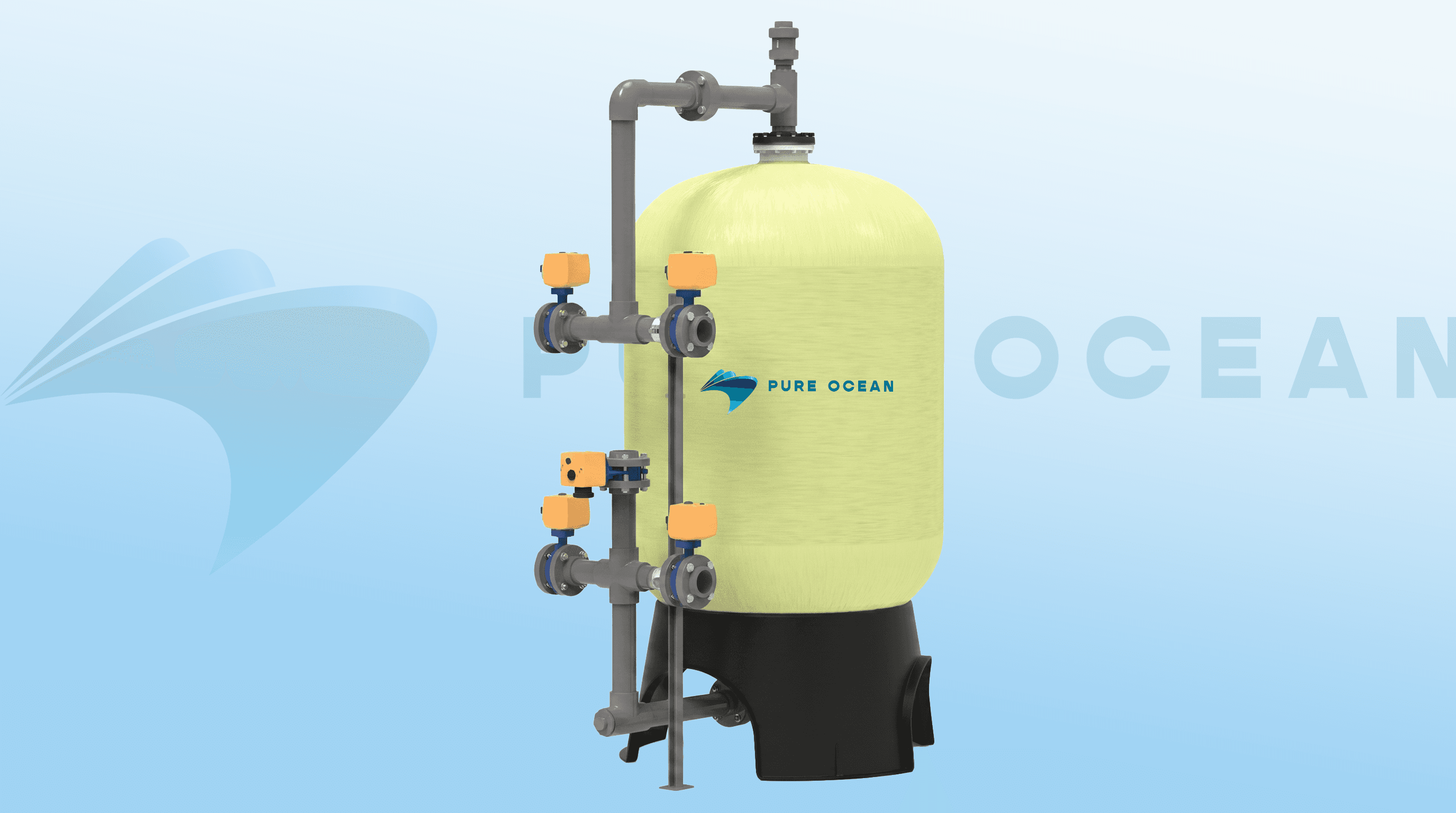 Industrial FRP Tank Water Media Filter MF-600 — image 3
