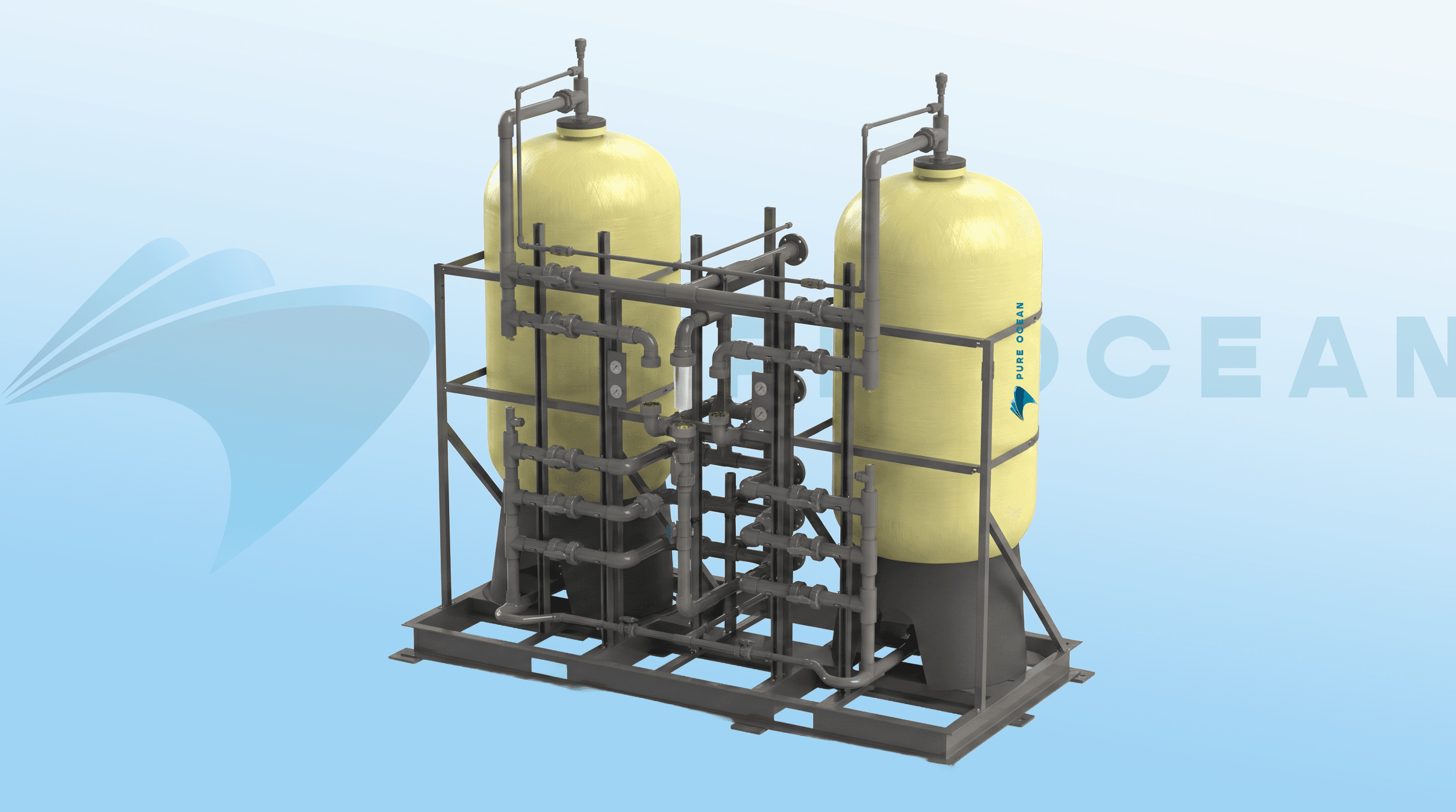 Industrial FRP Tank Water Media Filter MF-600 — image 5